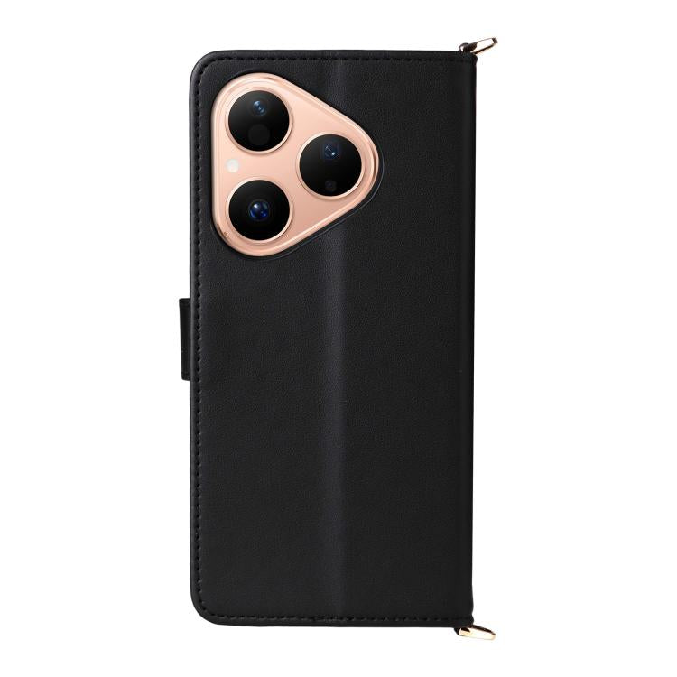 For Huawei Pura 80 5G Multifunctional 6-Card Slots Leather Phone Case with Wrist Strap