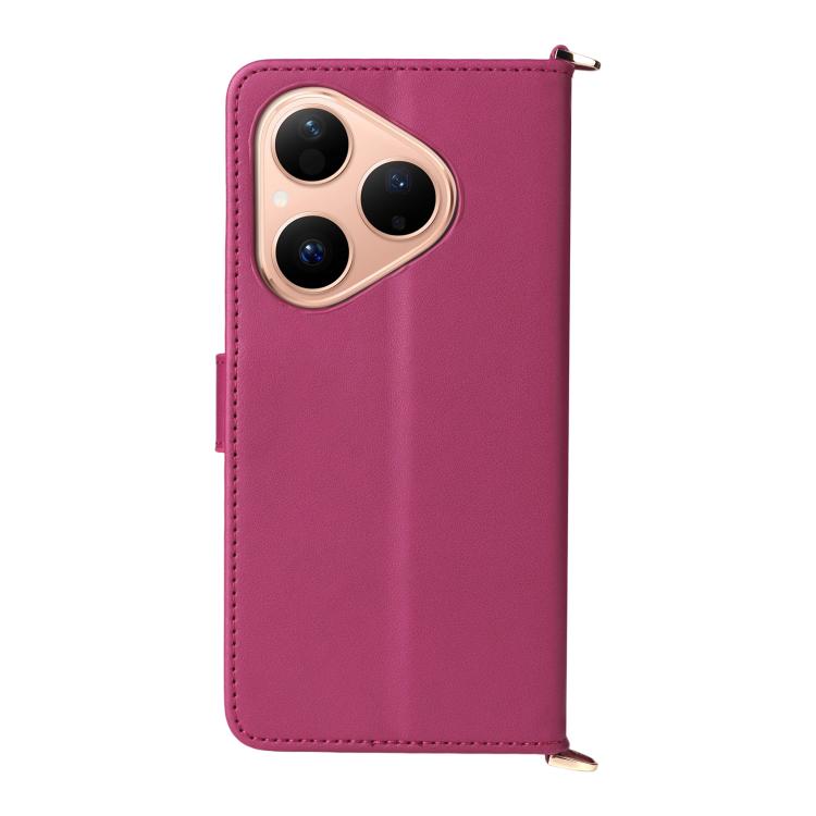 For Huawei Pura 80 5G Multifunctional 6-Card Slots Leather Phone Case with Wrist Strap