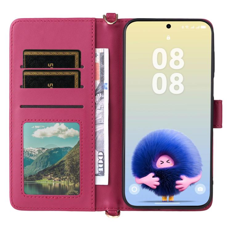 For Huawei Pura 80 5G Multifunctional 6-Card Slots Leather Phone Case with Wrist Strap
