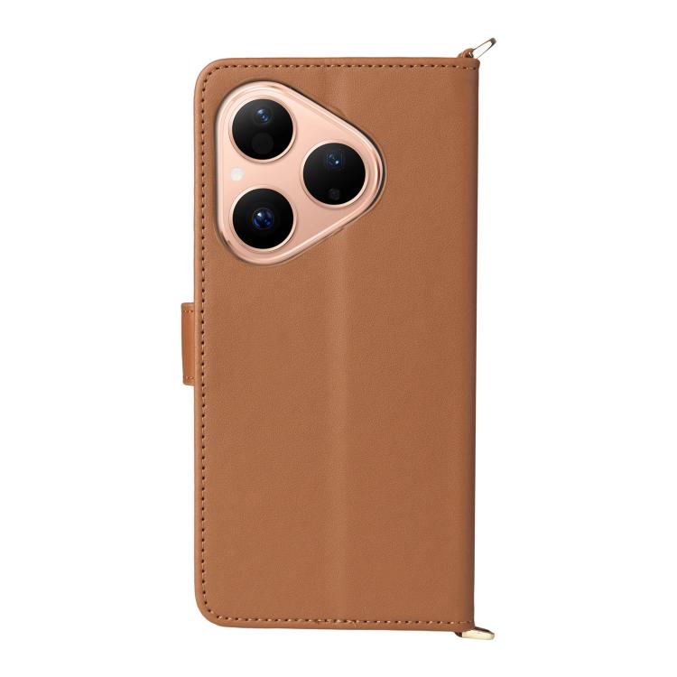 For Huawei Pura 80 5G Multifunctional 6-Card Slots Leather Phone Case with Wrist Strap