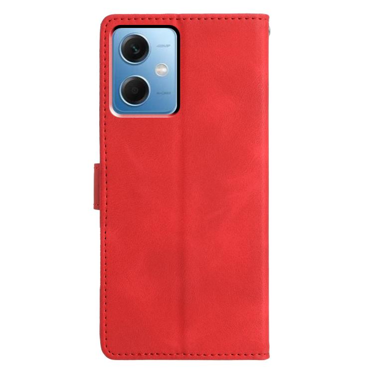 For Redmi Note 12 4G Triangles Embossed Leather Phone Case