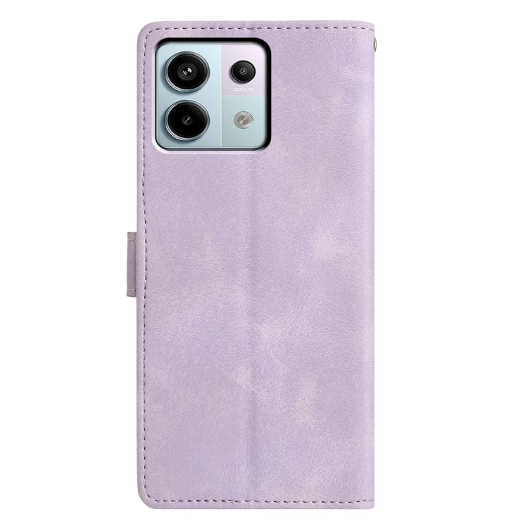 For Redmi Note 13 Pro 5G Triangles Embossed Leather Phone Case