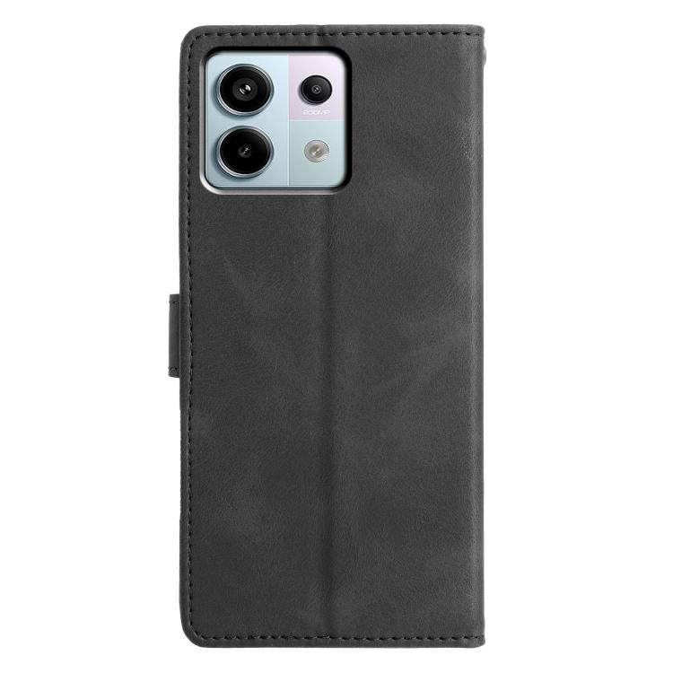 For Redmi Note 13 Pro 5G Triangles Embossed Leather Phone Case