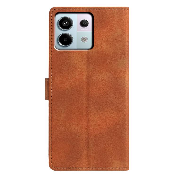 For Redmi Note 13 Pro 5G Triangles Embossed Leather Phone Case