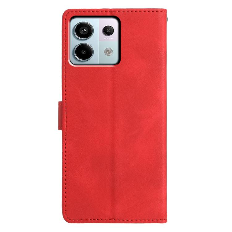 For Redmi Note 13 Pro 5G Triangles Embossed Leather Phone Case