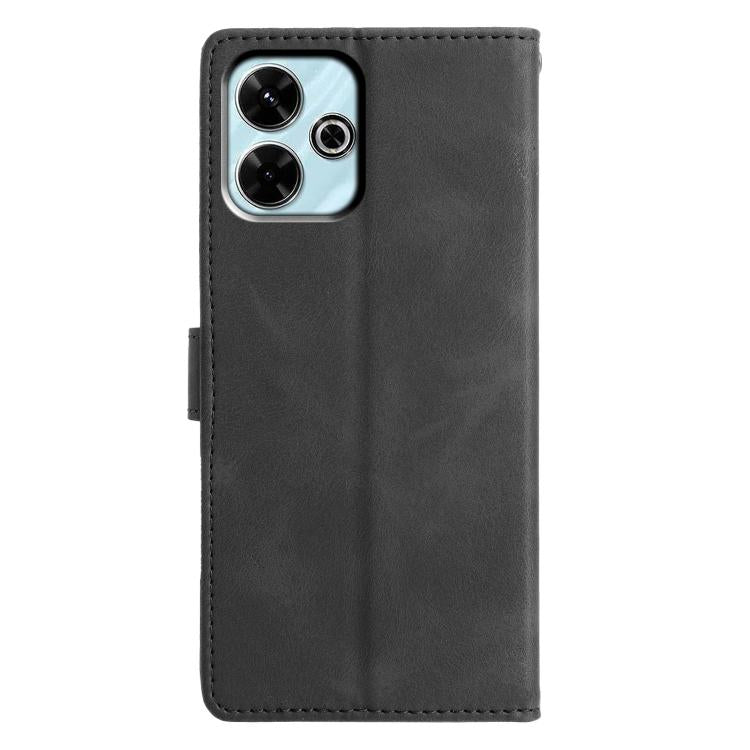 For Redmi 13 4G Triangles Embossed Leather Phone Case