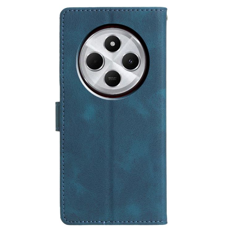 For Redmi 14C 4G / A3 Pro 4G Triangles Embossed Leather Phone Case