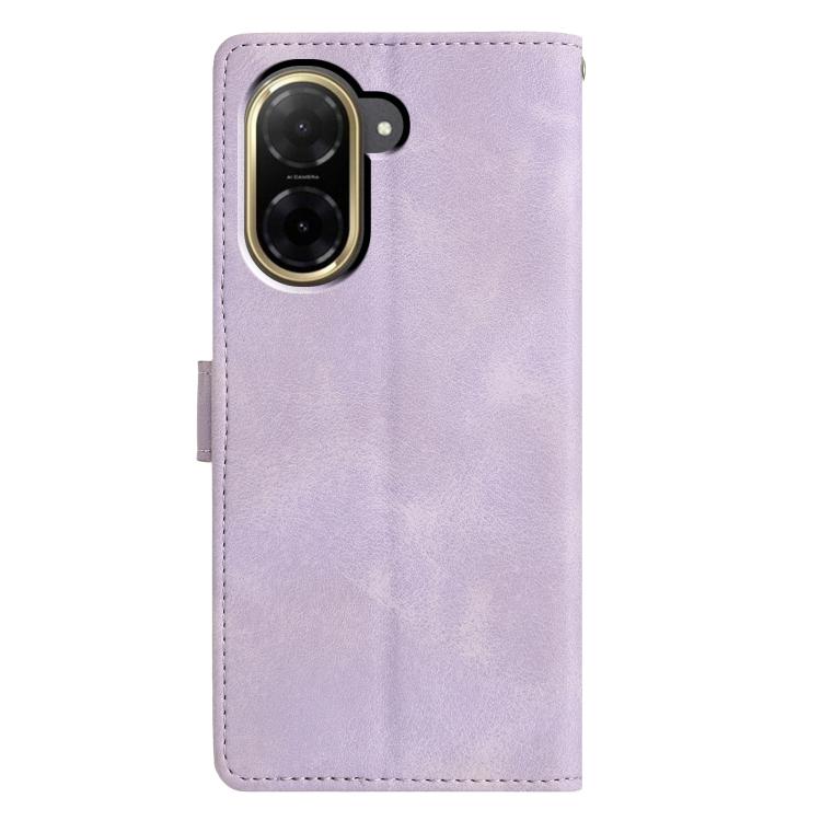 For Redmi A5 4G 171.7mm Triangles Embossed Leather Phone Case