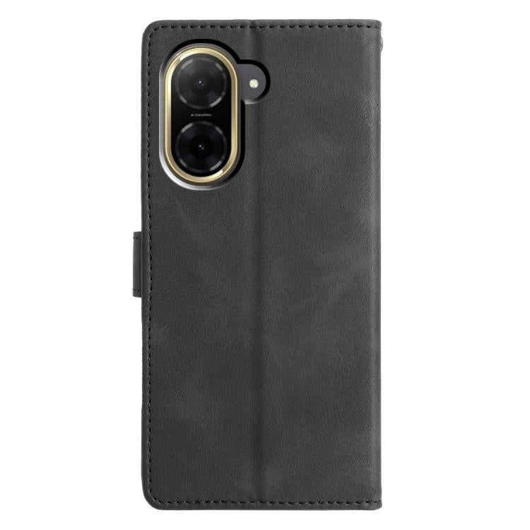 For Redmi A5 4G 171.7mm Triangles Embossed Leather Phone Case