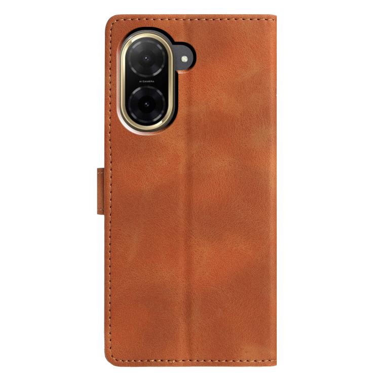 For Redmi A5 4G 171.7mm Triangles Embossed Leather Phone Case