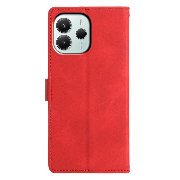 For Redmi Note 14 5G Triangles Embossed Leather Phone Case