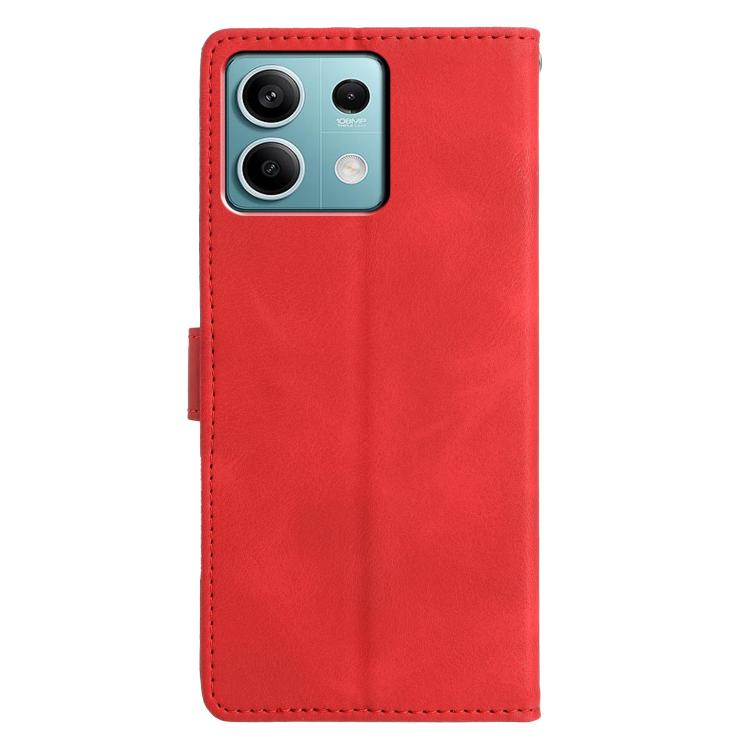 For Redmi Note 13 5G Triangles Embossed Leather Phone Case