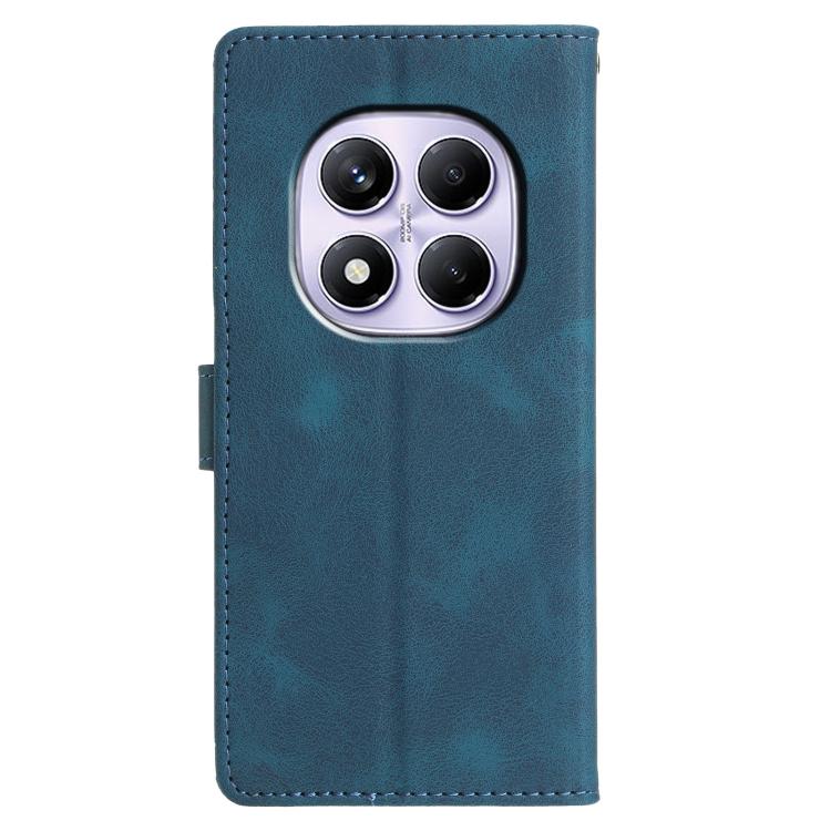 For Redmi Note 14 Pro 5G Triangles Embossed Leather Phone Case