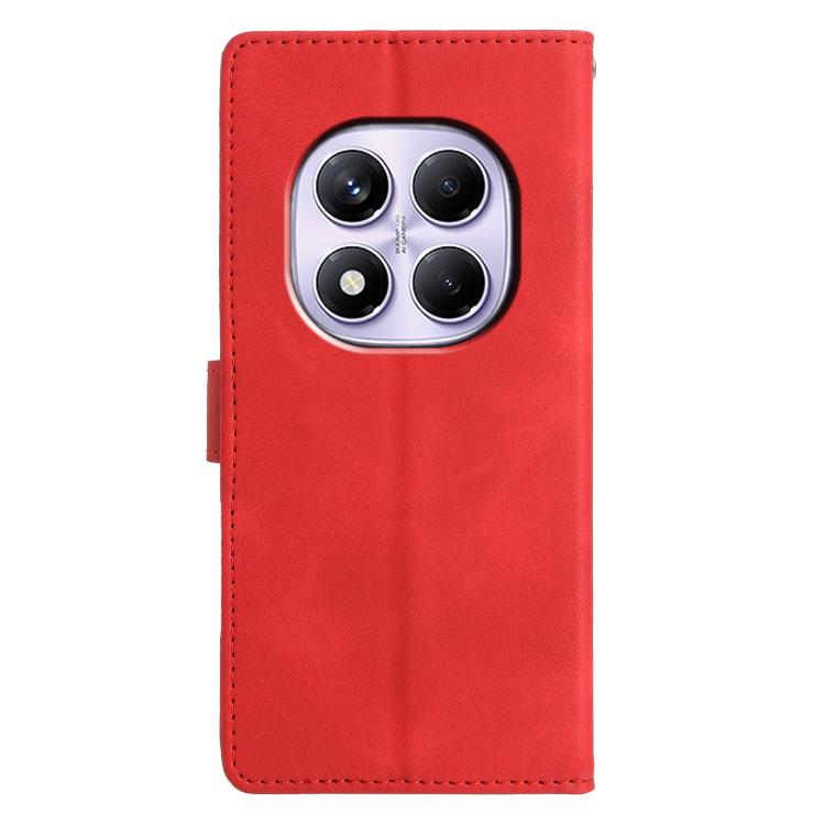 For Redmi Note 14 Pro 5G Triangles Embossed Leather Phone Case