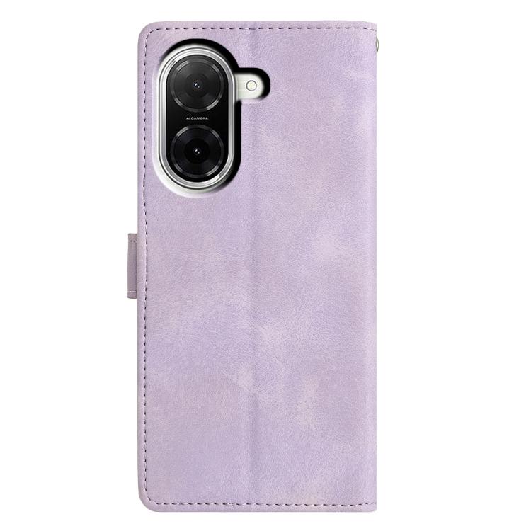 For Redmi A5 4G 173.3mm Triangles Embossed Leather Phone Case