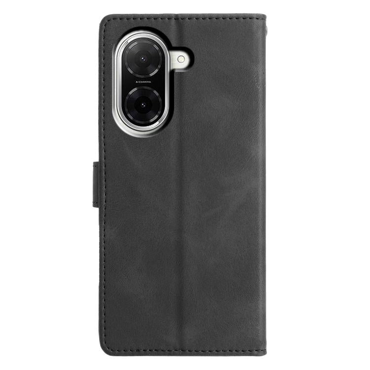 For Redmi A5 4G 173.3mm Triangles Embossed Leather Phone Case