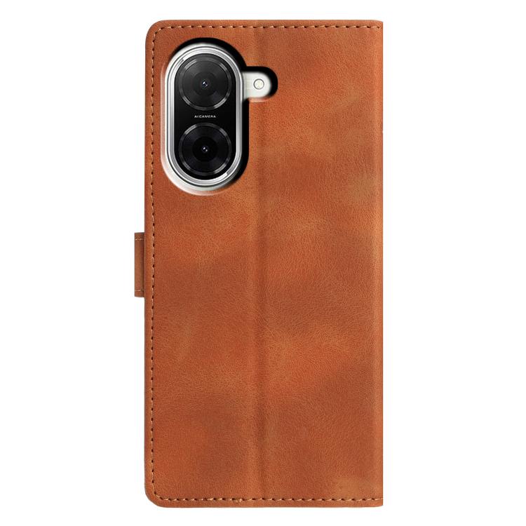 For Redmi A5 4G 173.3mm Triangles Embossed Leather Phone Case