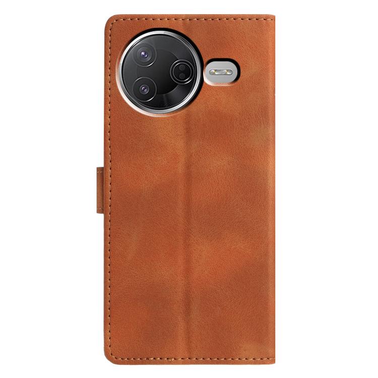 For Redmi K80 / K80 Pro Triangles Embossed Leather Phone Case