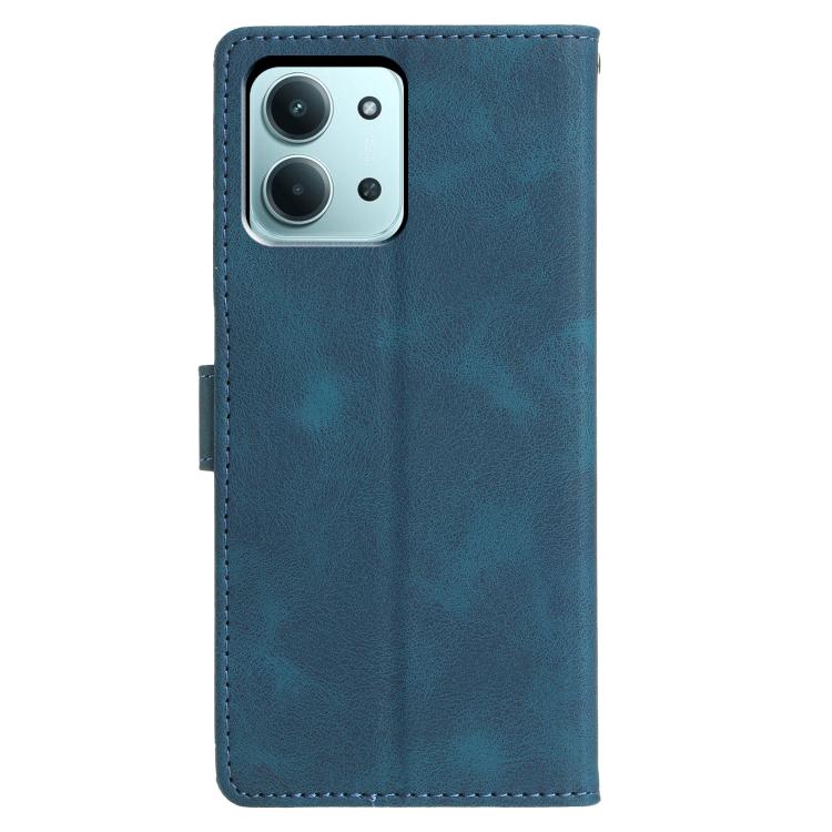 For Redmi 15C 5G / 4G EU 173mm Triangles Embossed Leather Phone Case