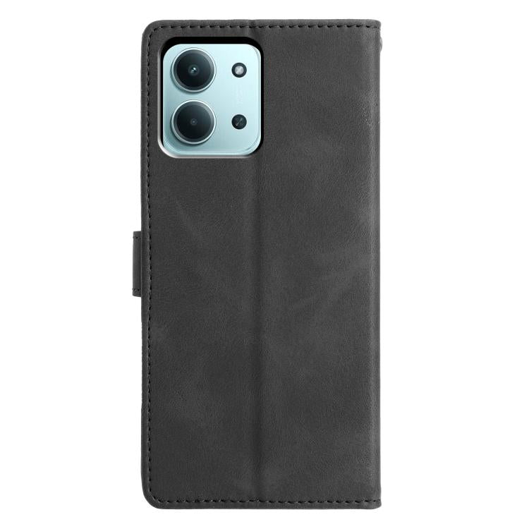 For Redmi 15C 5G / 4G EU 173mm Triangles Embossed Leather Phone Case