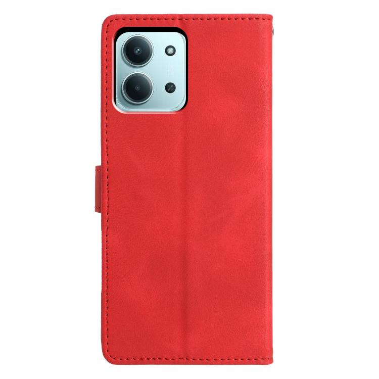 For Redmi 15C 5G / 4G EU 173mm Triangles Embossed Leather Phone Case