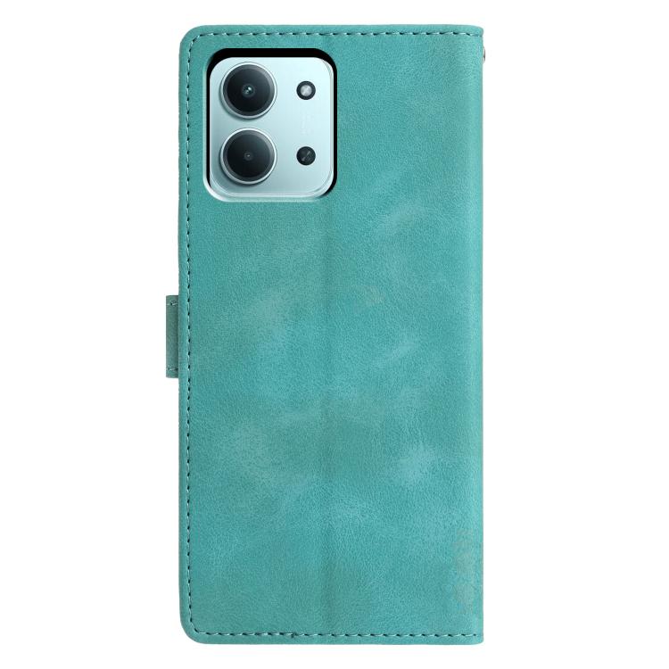 For Redmi 15C 5G / 4G Global 171mm Triangles Embossed Leather Phone Case