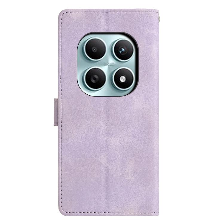 For Redmi Note 15 4G / 5G Global 164mm Triangles Embossed Leather Phone Case