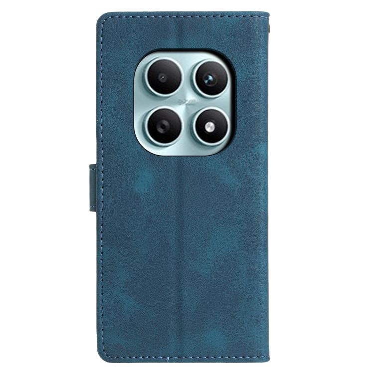 For Redmi Note 15 4G / 5G Global 164mm Triangles Embossed Leather Phone Case