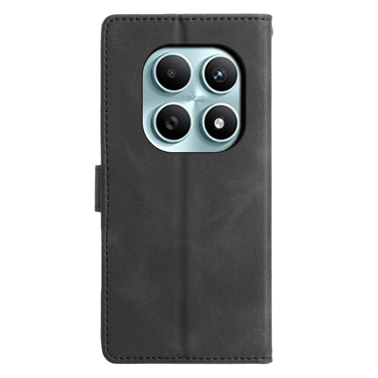 For Redmi Note 15 4G / 5G Global 164mm Triangles Embossed Leather Phone Case