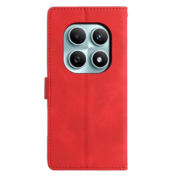 For Redmi Note 15 4G / 5G Global 164mm Triangles Embossed Leather Phone Case