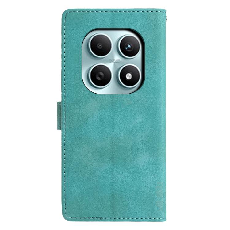 For Redmi Note 15 4G / 5G Global 164mm Triangles Embossed Leather Phone Case