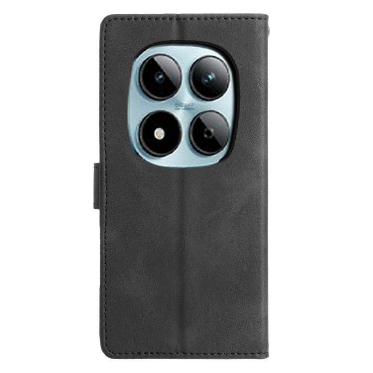 For Redmi Note 15 Pro 5G Global 163.6mm Triangles Embossed Leather Phone Case