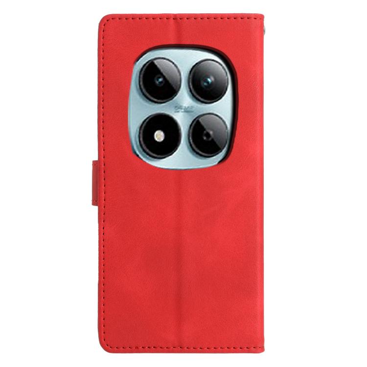 For Redmi Note 15 Pro 5G Global 163.6mm Triangles Embossed Leather Phone Case