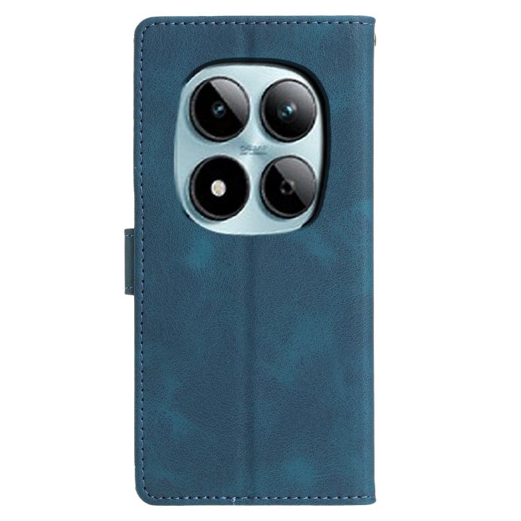 For Redmi Note 15 Pro+ 5G Global 163.3mm Triangles Embossed Leather Phone Case