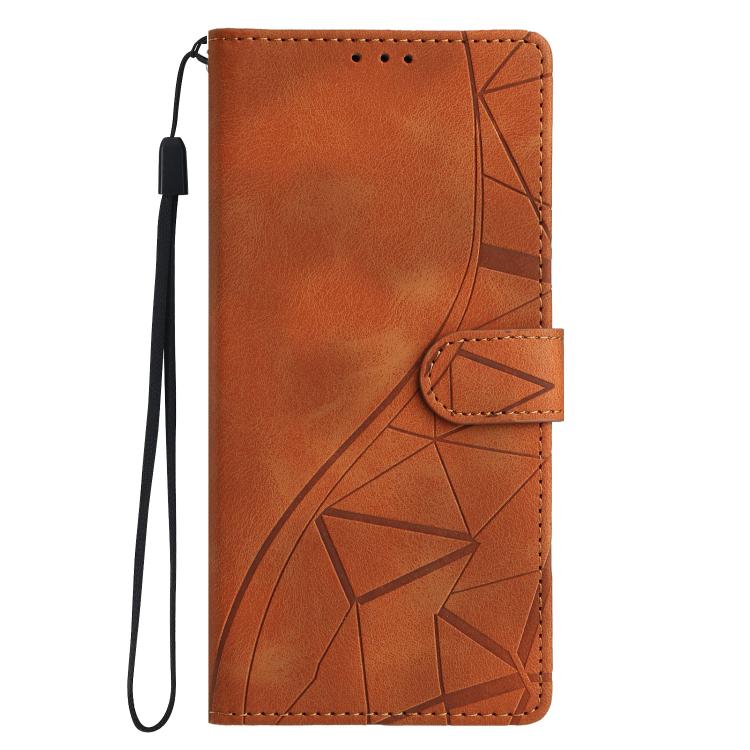 For Redmi Note 15 Pro+ 5G Global 163.3mm Triangles Embossed Leather Phone Case