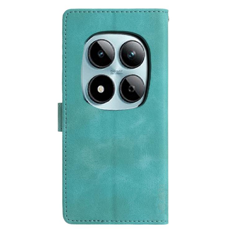 For Redmi Note 15 Pro+ 5G Global 163.3mm Triangles Embossed Leather Phone Case