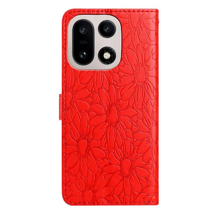 For OnePlus 15 Daisy Embossed Leather Phone Case
