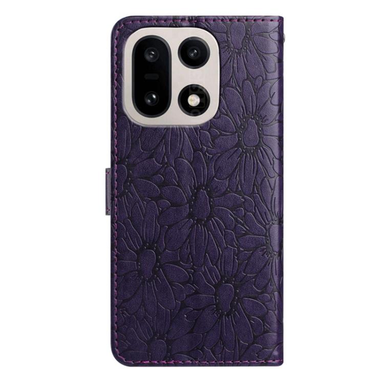 For OnePlus 15 Daisy Embossed Leather Phone Case