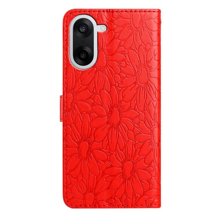 For OnePlus Nord CE5 Daisy Embossed Leather Phone Case