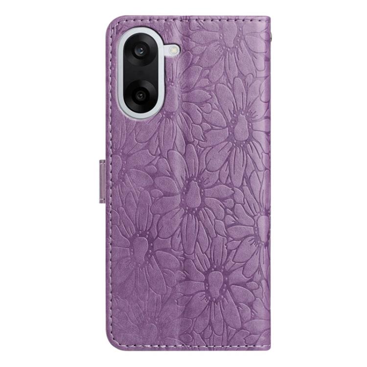 For OnePlus Nord CE5 Daisy Embossed Leather Phone Case