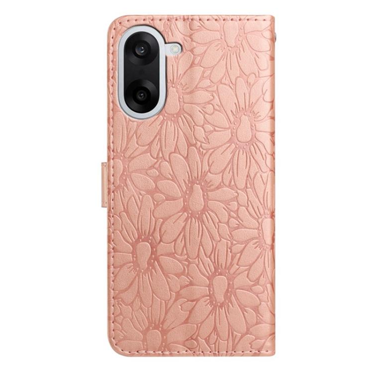 For OnePlus Nord CE5 Daisy Embossed Leather Phone Case