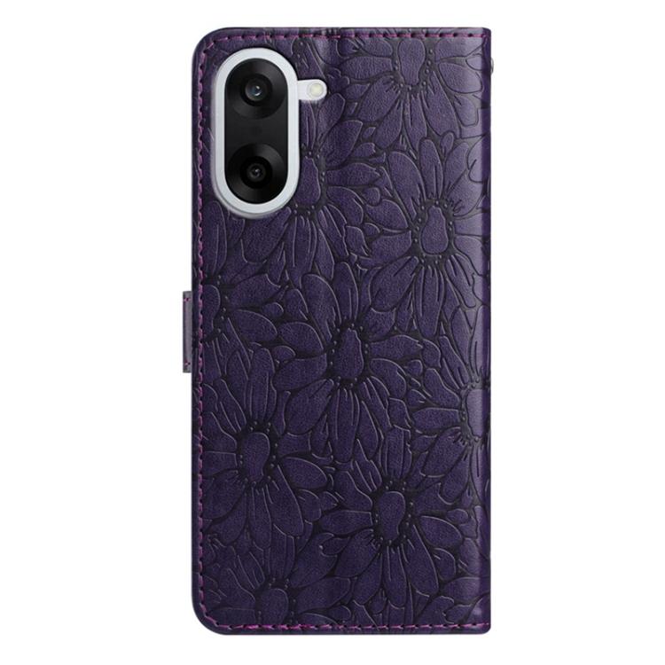 For OnePlus Nord CE5 Daisy Embossed Leather Phone Case