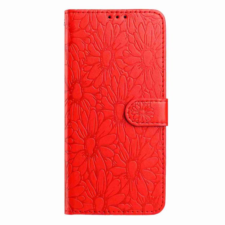 For Sony Xperia 10 VII Daisy Embossed Leather Phone Case