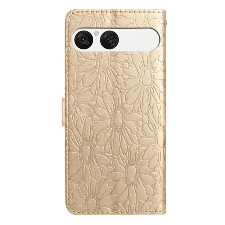For Sony Xperia 10 VII Daisy Embossed Leather Phone Case
