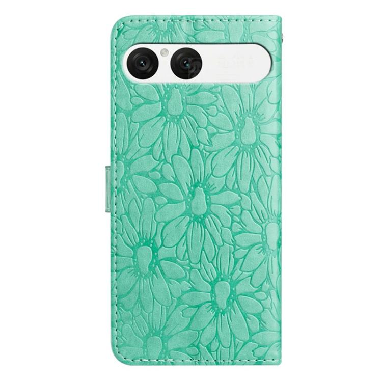 For Sony Xperia 10 VII Daisy Embossed Leather Phone Case