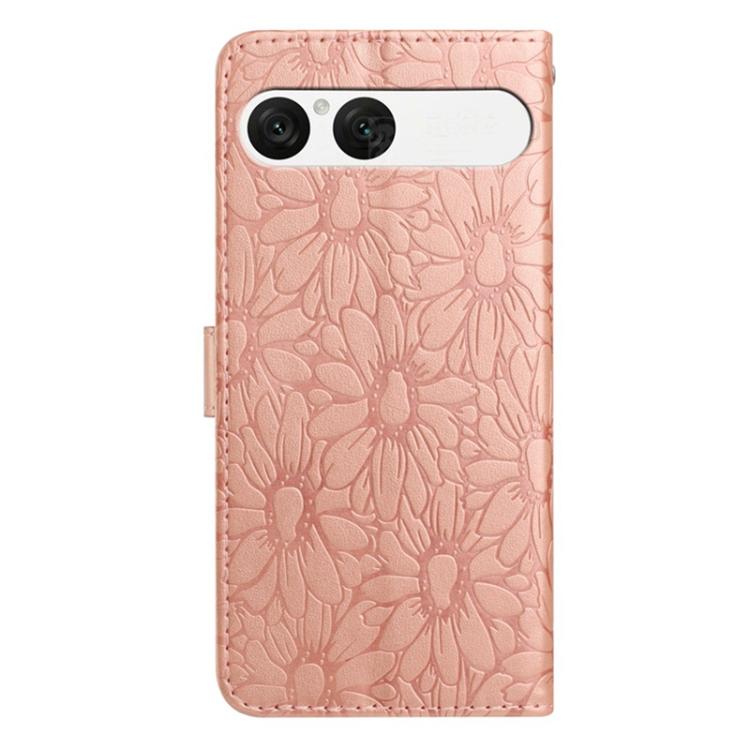For Sony Xperia 10 VII Daisy Embossed Leather Phone Case