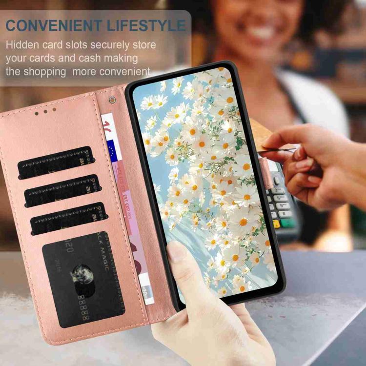 For Honor Magic8 Daisy Embossed Leather Phone Case