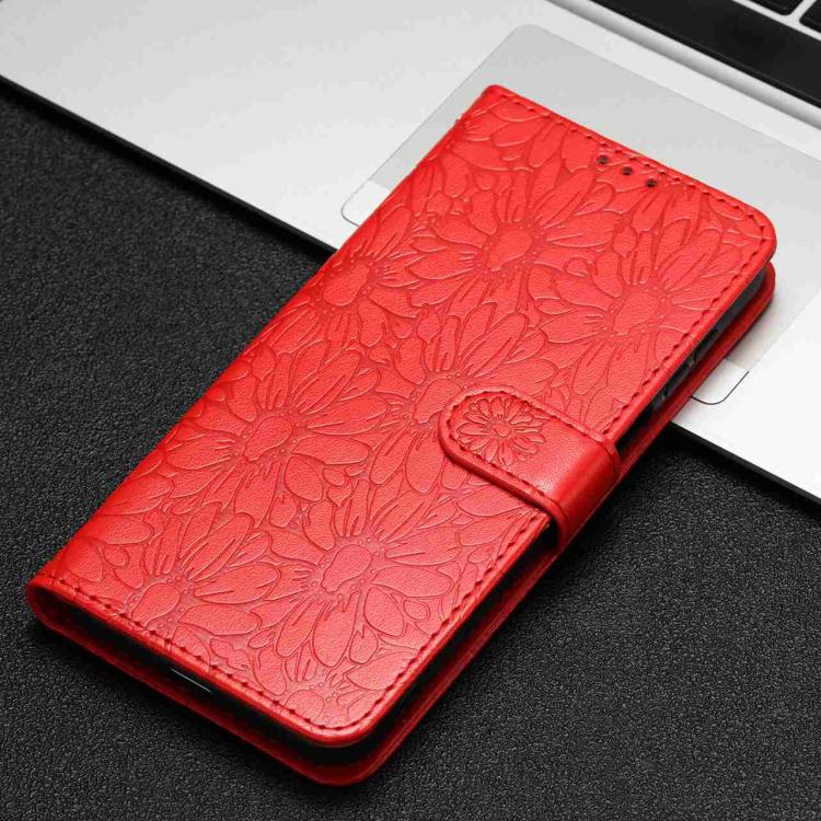 For Honor 400 Smart / X7d 5G Global Daisy Embossed Leather Phone Case