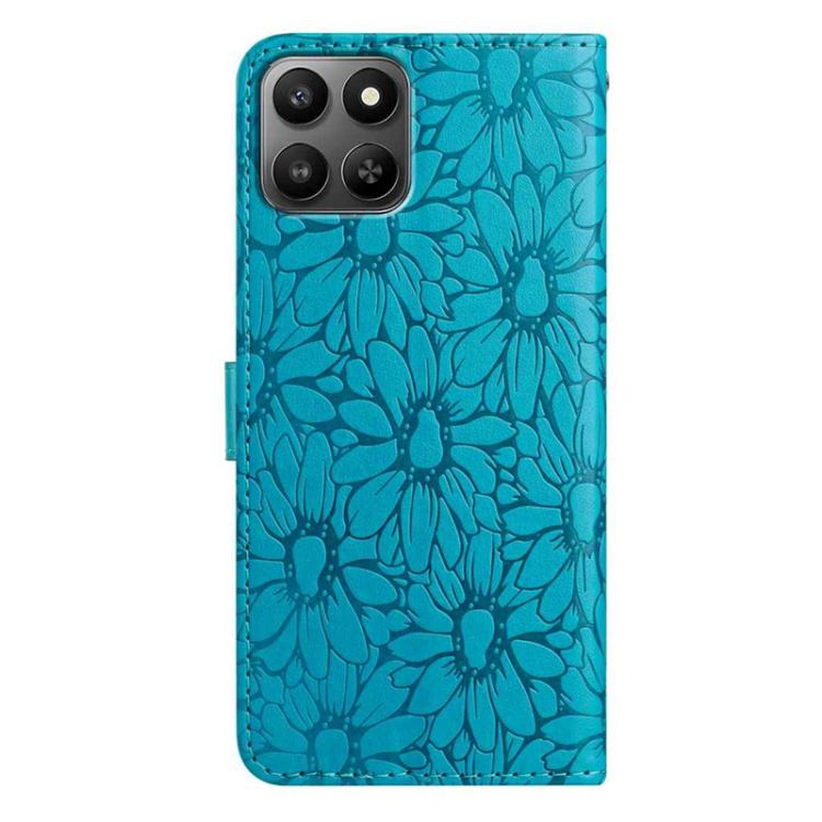 For Honor 400 Smart / X7d 5G Global Daisy Embossed Leather Phone Case