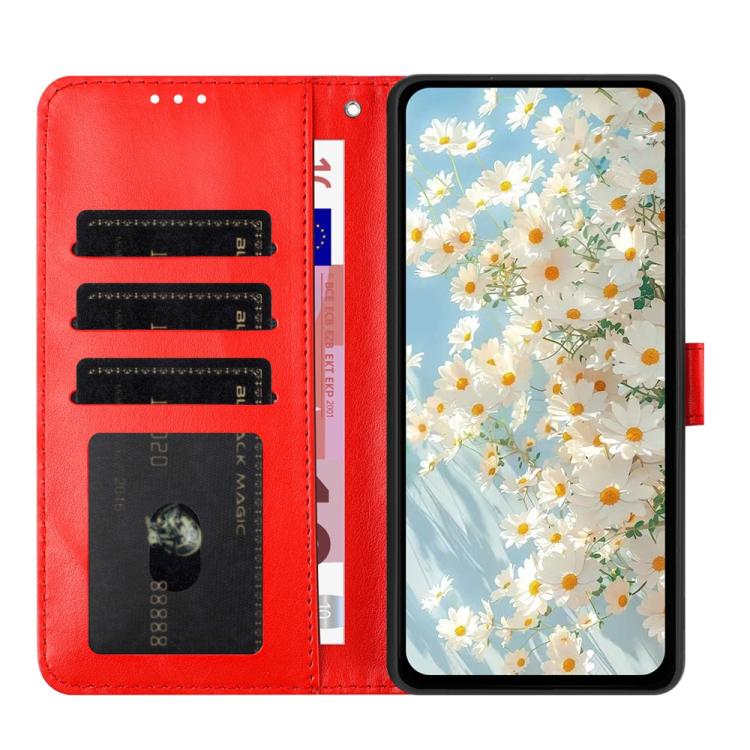 For Redmi 14C Daisy Embossed Leather Phone Case